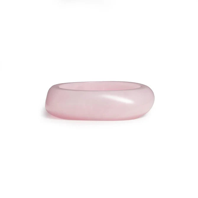 Bracciale bangle rigido in acrilico matto